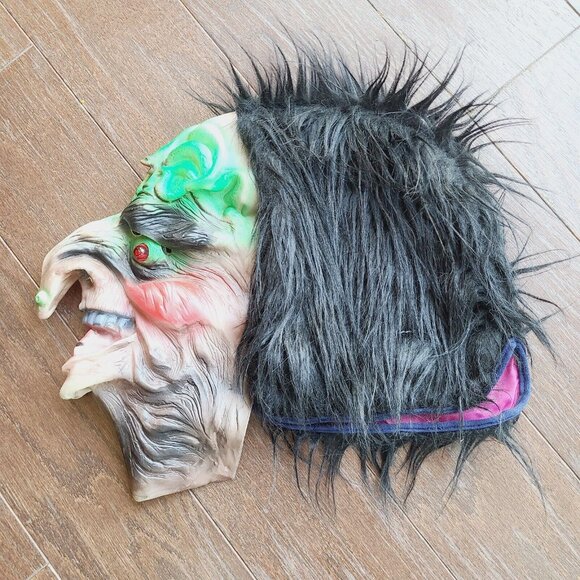 Vintage Medusa Snake Eyes Witch Warlock Halloween Mask (Rare) Missing Battery - Picture 16 of 16